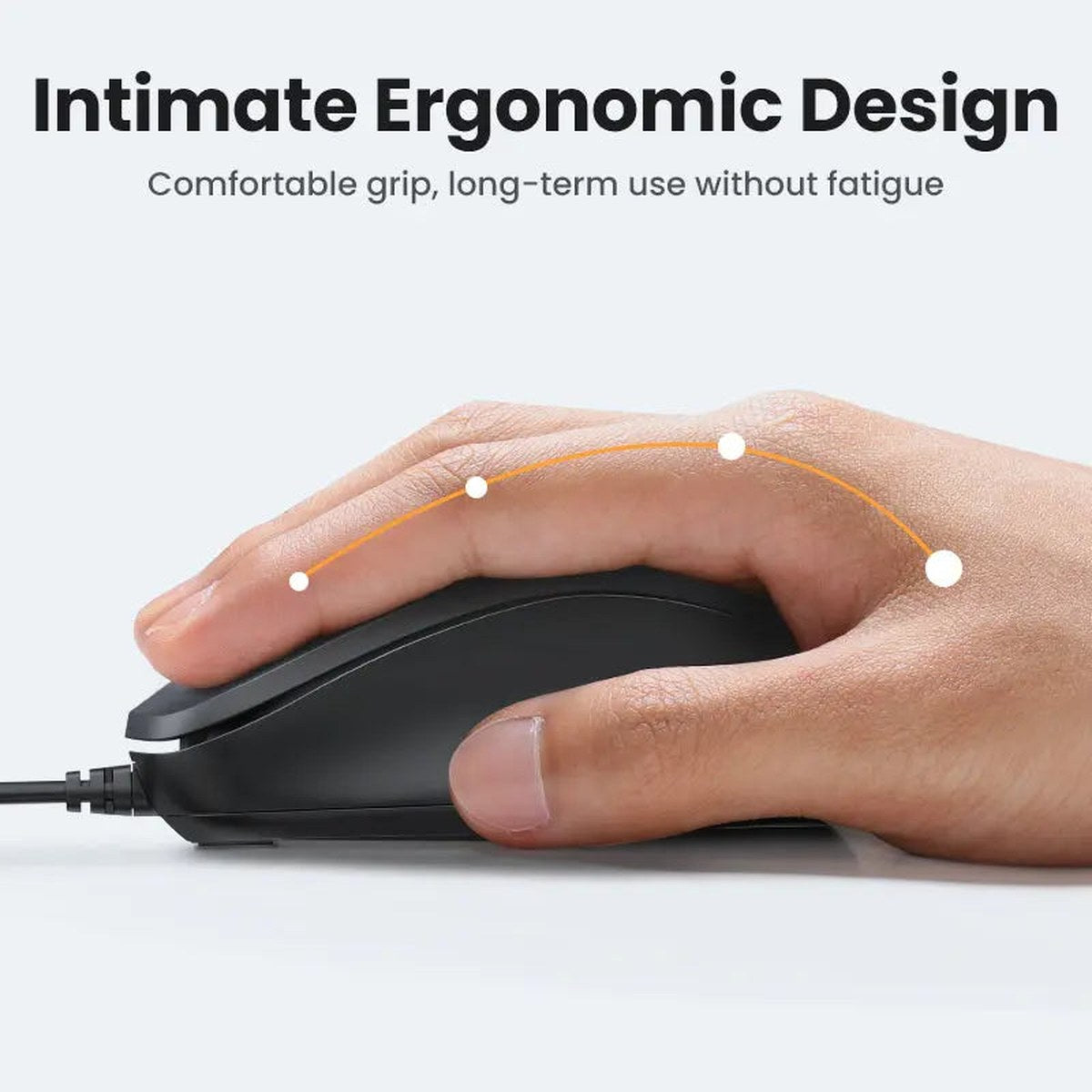 עכבר חוטי UGREEN USB 1200 DPI – תמונה 6