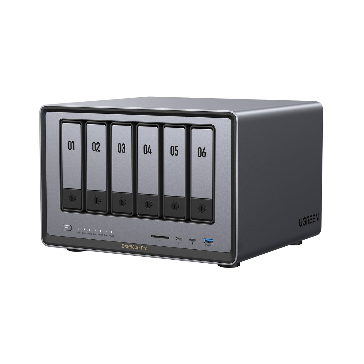 שרת אחסון חכם לעסקים UGREEN NASync DXP6800 Pro – תמונה 1
