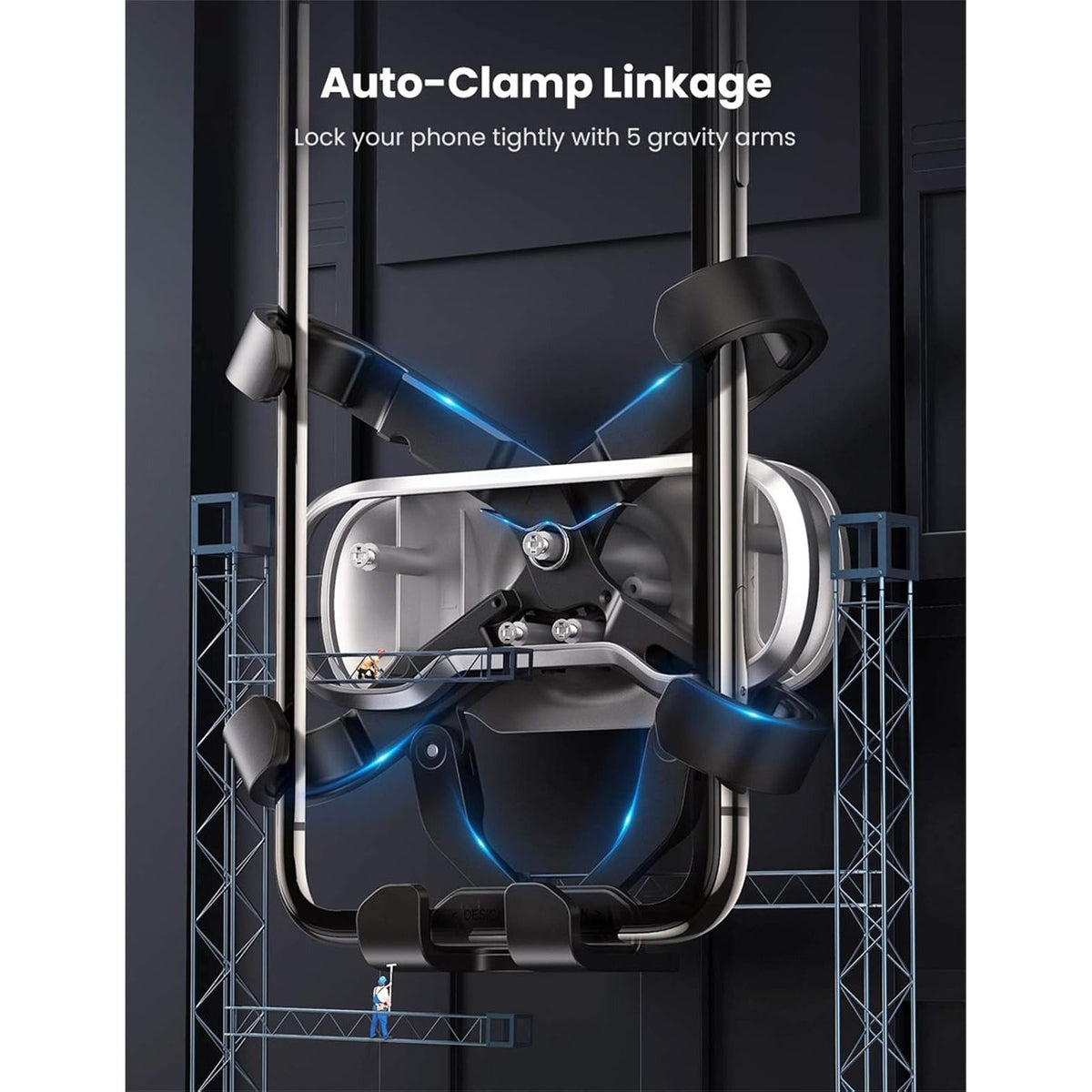 מעמד לטלפון UGREEN Gravity Phone Holder for Car – תמונה 4