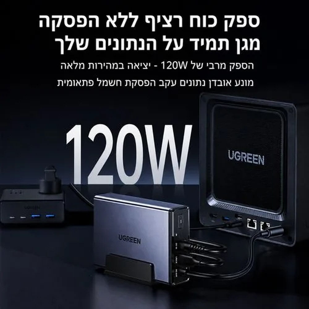 אל פסק לשרתי UGREEN NAS בהספק 120W – תמונה 3