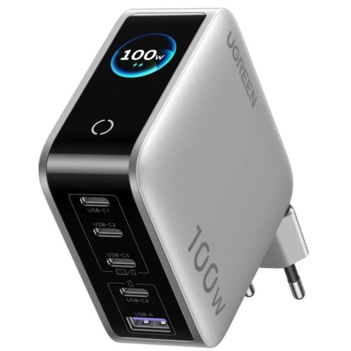 מטען קיר UGREEN X773 100W GaN עם תצוגה חכמה – תמונה 2