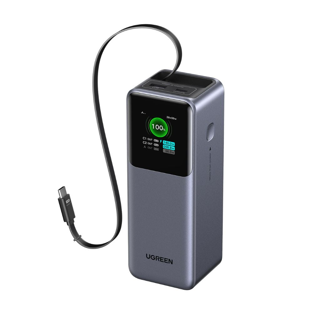 סוללת גיבוי UGREEN Nexode 20000mAh 165W עם כבל USB-C PB726 – תמונה 2