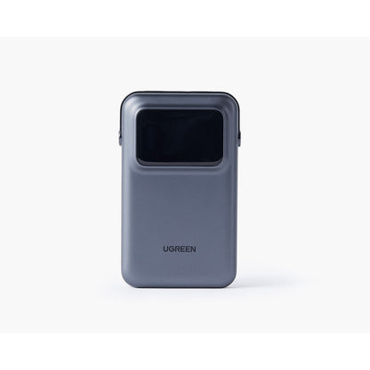 סוללת גיבוי UGREEN Uno 10000mAh 30W עם כבל USB-C מובנה סגול – תמונה 3