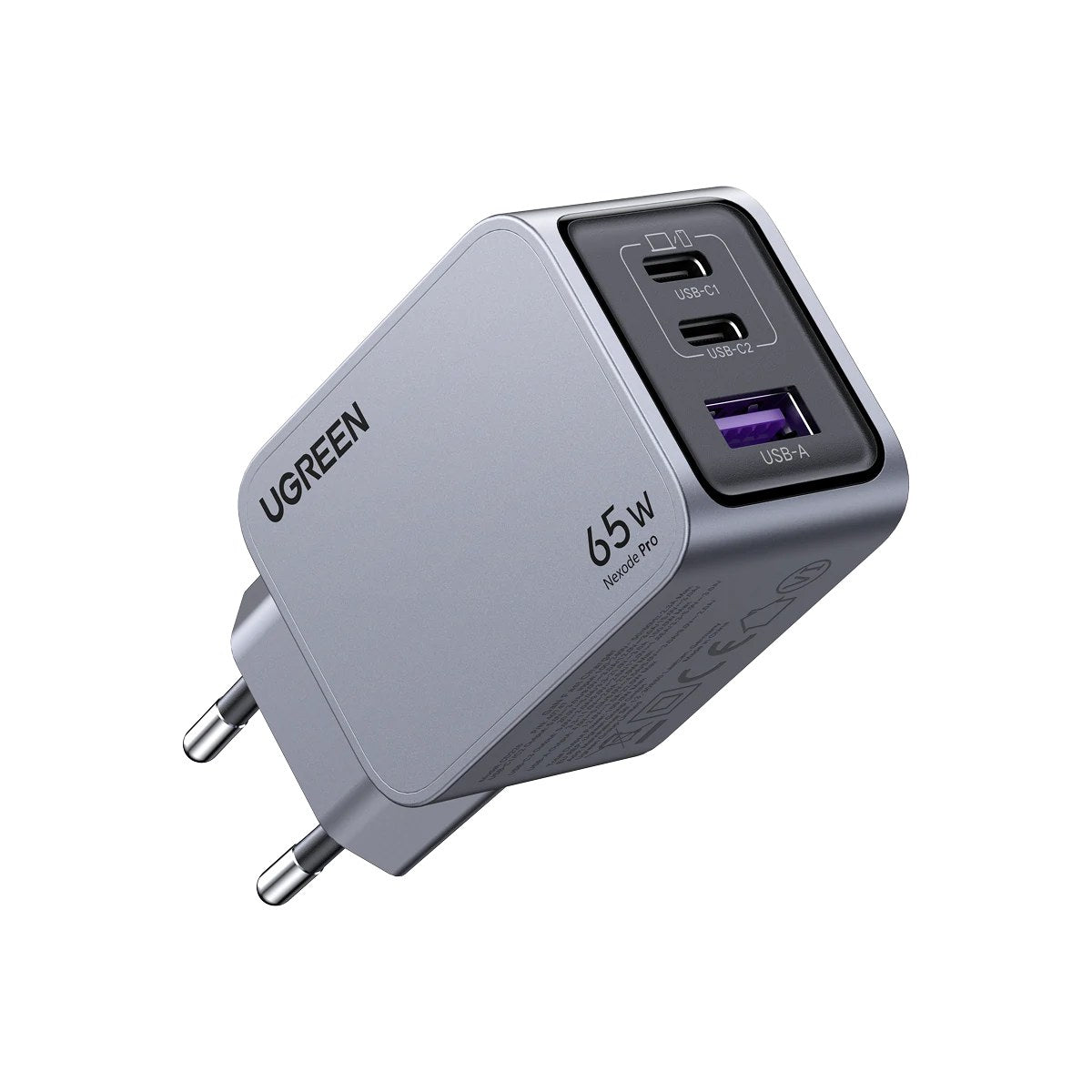 מטען קיר UGREEN NEXODE PRO 65W GAN + כבל CTC – תמונה 1