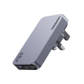 מטען קיר UGREEN NEXODE PRO USB-A+2*USB-C 65W GaN עם מתאמים לשקעים US,EU