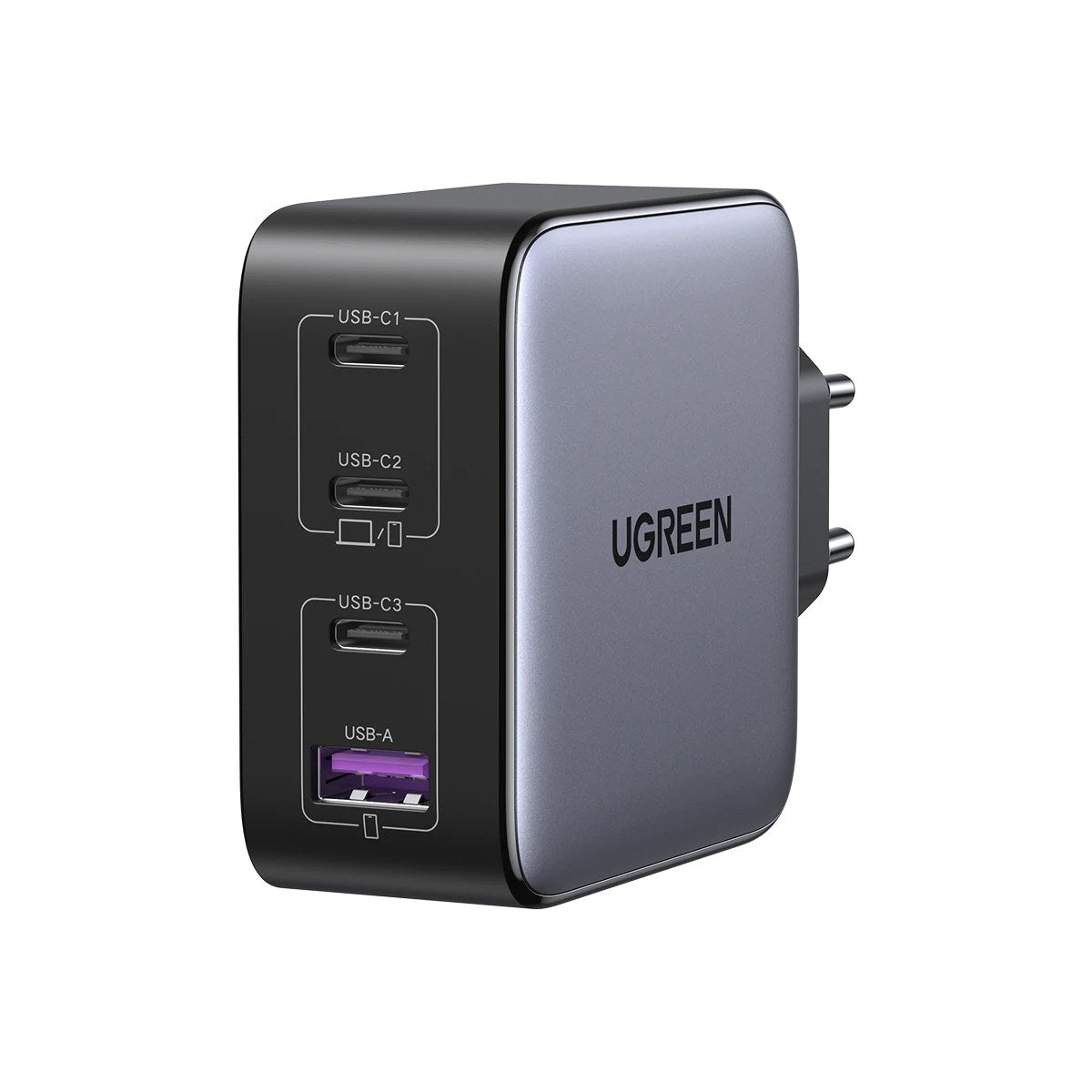 מטען שולחני UGREEN 100W GaN PD עם 4 יציאות – תמונה 1