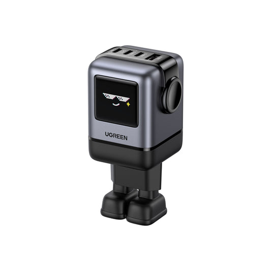 מטען קיר UGREEN ROBOT 100W 2C1A אפור – תמונה 1