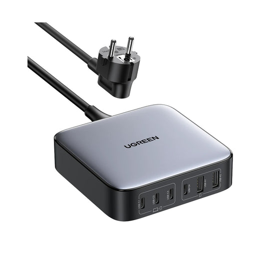 מטען שולחני UGREEN GaN 200W עם 6 יציאות – תמונה 1