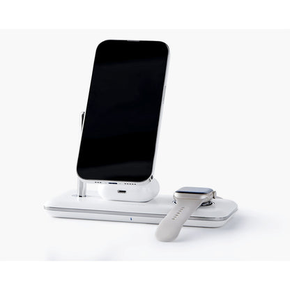 מטען אלחוטי UGREEN 3 ב-1 ל-Apple Watch, iPhone ו-AirPods – תמונה 1