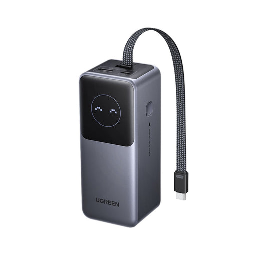 סוללת גיבוי UGREEN Nexode 20000mAh 130W עם כבל מובנה – תמונה 1