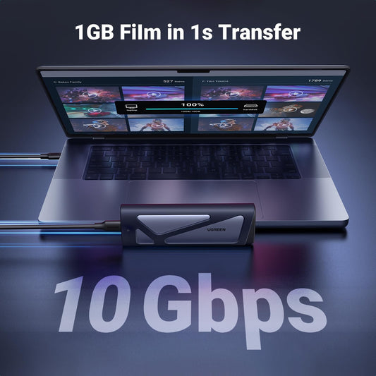 מארז ל-SSD UGREEN M.2 NVMe/SATA 10Gbps – תמונה 1