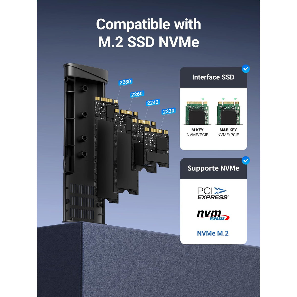 מארז ל-SSD UGREEN M.2 NVMe 10Gbps – תמונה 4