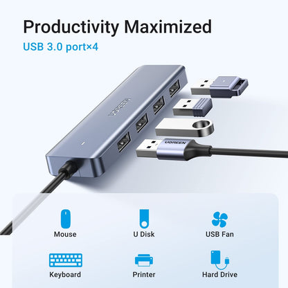 מתאם 4 יציאות USB C UGREEN CM219 70336 – תמונה 2