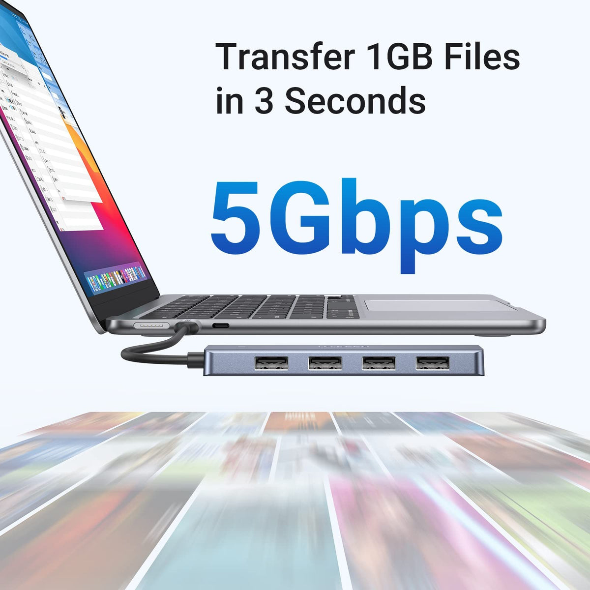 מתאם 4 יציאות USB C UGREEN CM219 70336 – תמונה 3