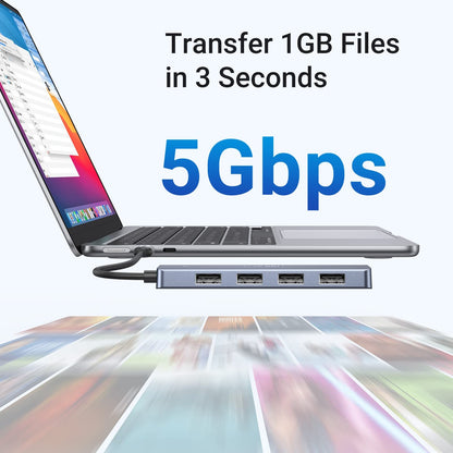 מתאם 4 יציאות USB C UGREEN CM219 70336 – תמונה 3