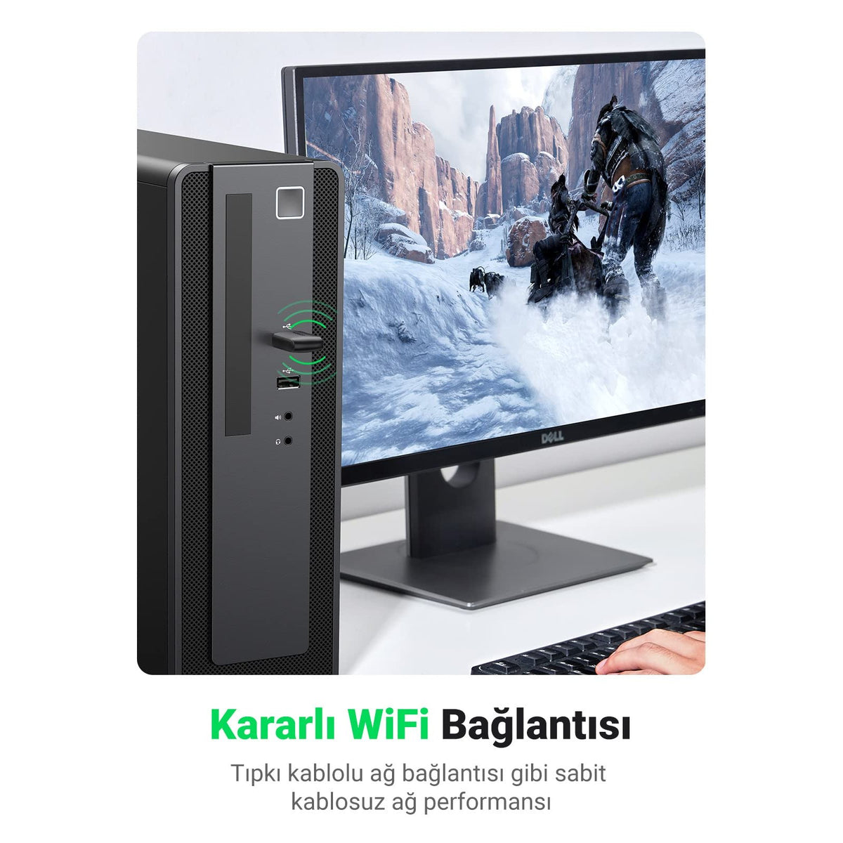 מתאם רשת אלחוטי UGREEN AC650 11ac Dual-Band Wireless USB Adapter – תמונה 3