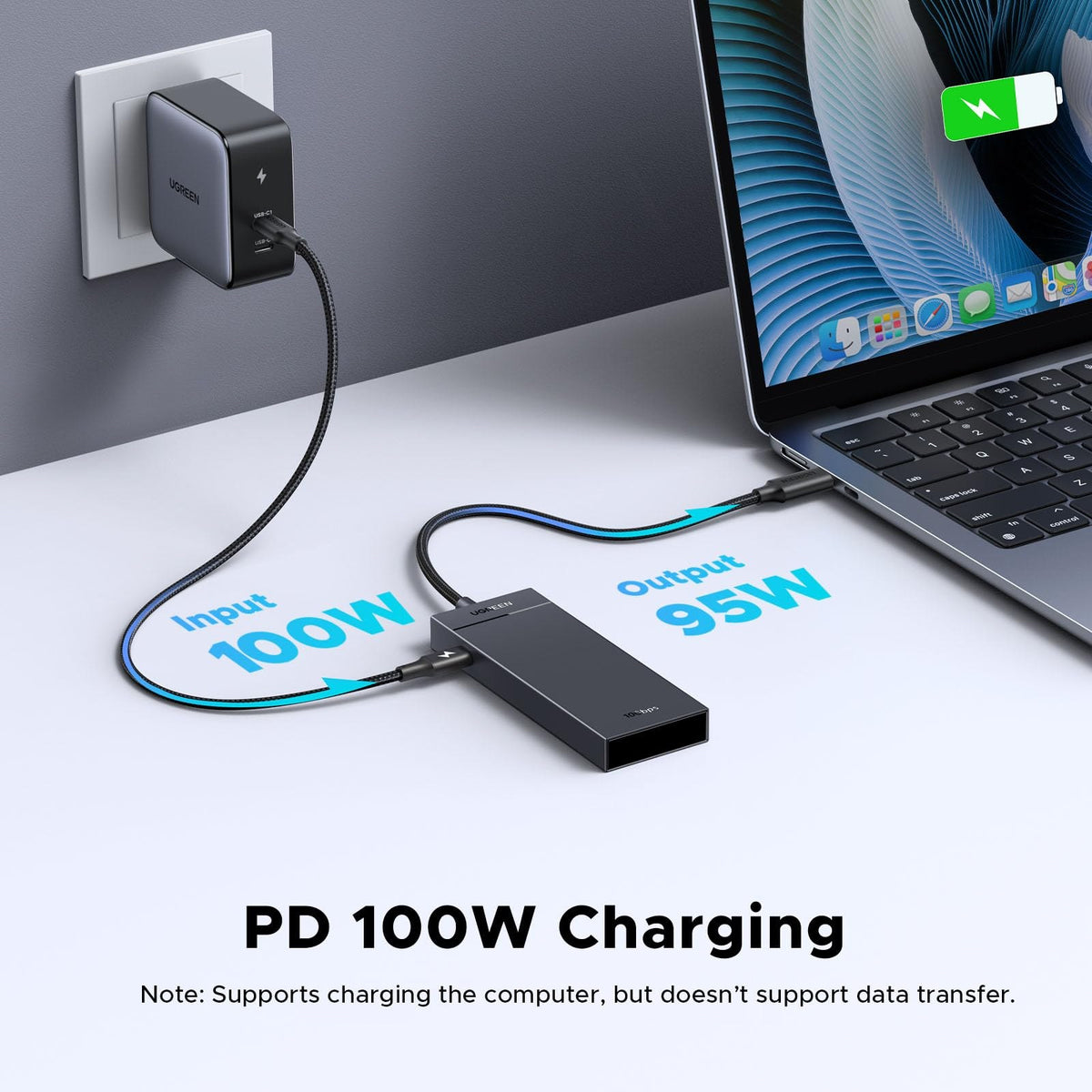 מפצל UGREEN USB-C To 4xUSB-C 3.2 HUB With PD – תמונה 4