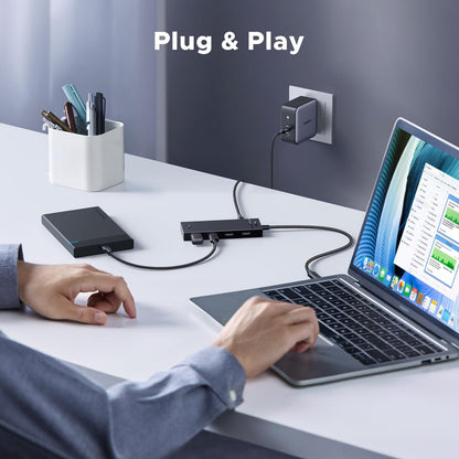 מפצל UGREEN USB-C To 4xUSB-C 3.2 HUB With PD – תמונה 5