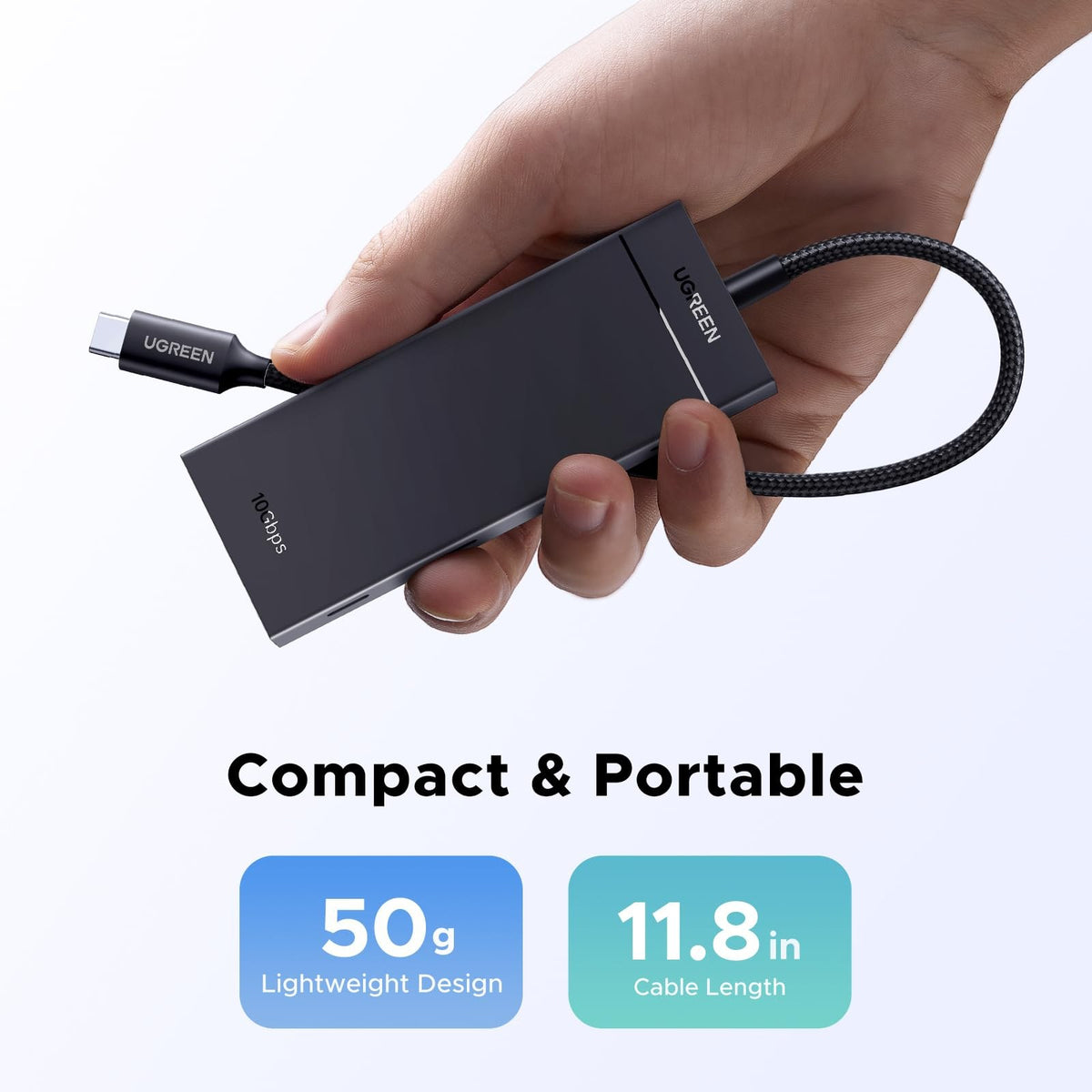 מפצל UGREEN USB-C To 4xUSB-C 3.2 HUB With PD – תמונה 7