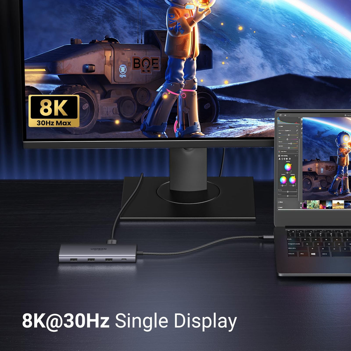 מפצל USB UGREEN 10 ב-1 CM639 15534 – תמונה 5