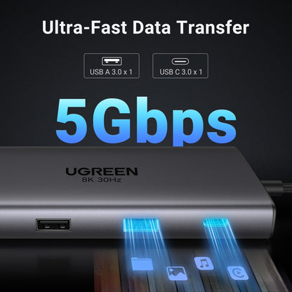 מפצל USB UGREEN 10 ב-1 CM639 15534 – תמונה 6