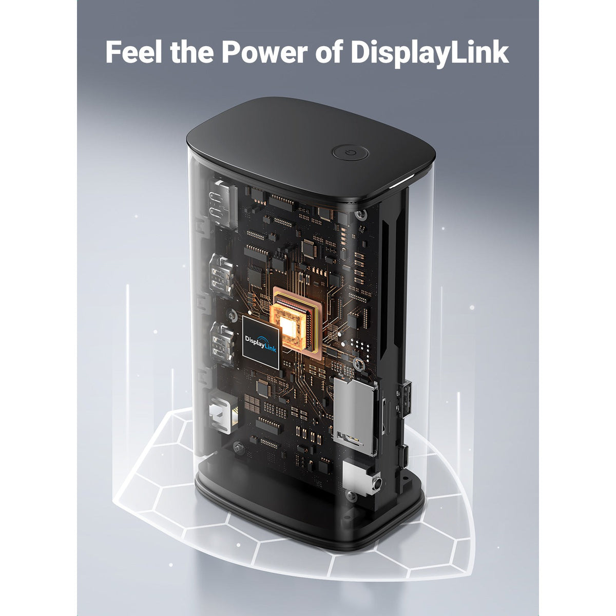 תחנת עגינה 13-ב-1 UGREEN USB-C CM555 90325 עם HDMI כפול ו-DP – תמונה 4