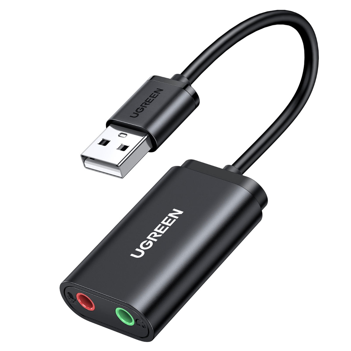 מתאם UGREEN USB-A To 3.5mm External Stereo Sound Adaptor – תמונה 1