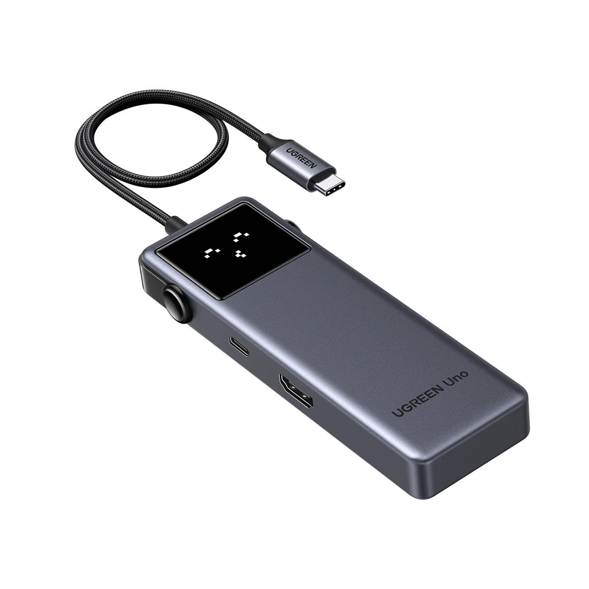מולטיפורט UGREEN Uno USB-C To HDMI+2*USB 3.2 A+2*USB 3.2 C+PD PC אפור – תמונה 1