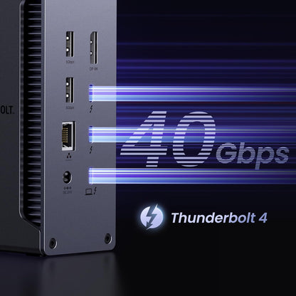 תחנת עגינה UGREEN REVODOK MAX 213 13 IN 1 THUNDERBOLT 4 PD DC 180W שחור – תמונה 3