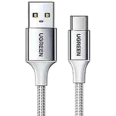 כבל UGREEN USB-C ל-USB-A 2.0 קלוע באורך 3 מטר – לבן – תמונה 8