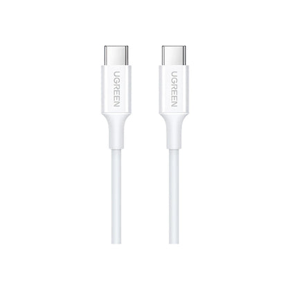 כבל UGREEN USB-C ל-USB-C 2.0 3A באורך 1 מטר – לבן – תמונה 8