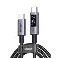 כבל טעינה UGREEN USB-C ל- USB-C 240W 480Mbps עם צג דיגיטלי