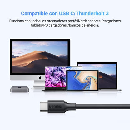 כבל UGREEN USB-C ל-Micro B USB 3.0 לסנכרון וטעינה שחור – תמונה 4