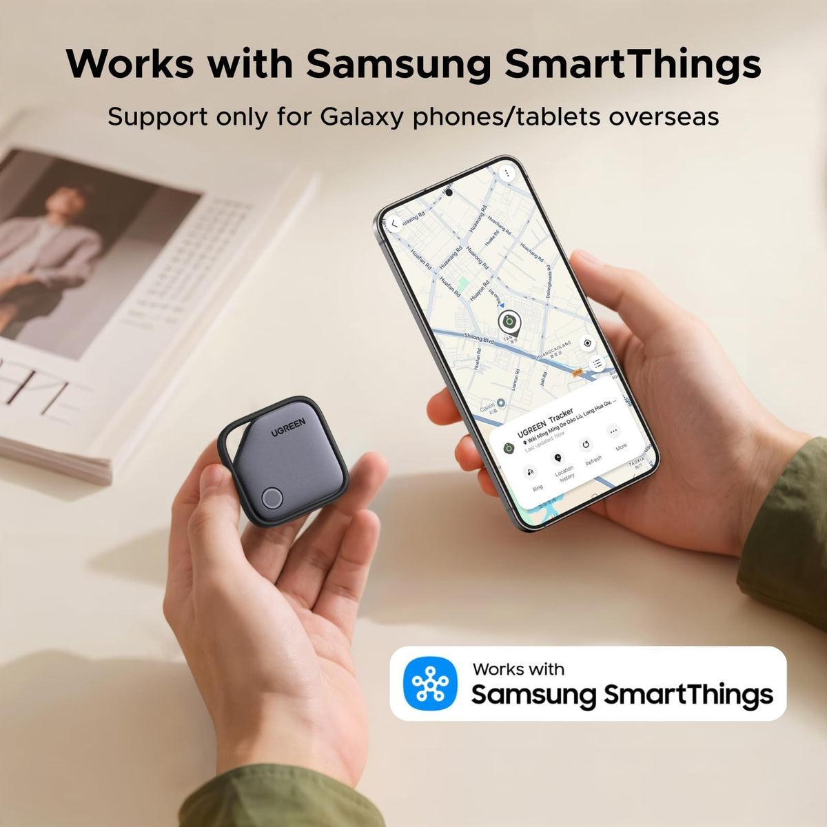 תג איתור חכם UGREEN FineTrack Samsung Galaxy – תמונה 5