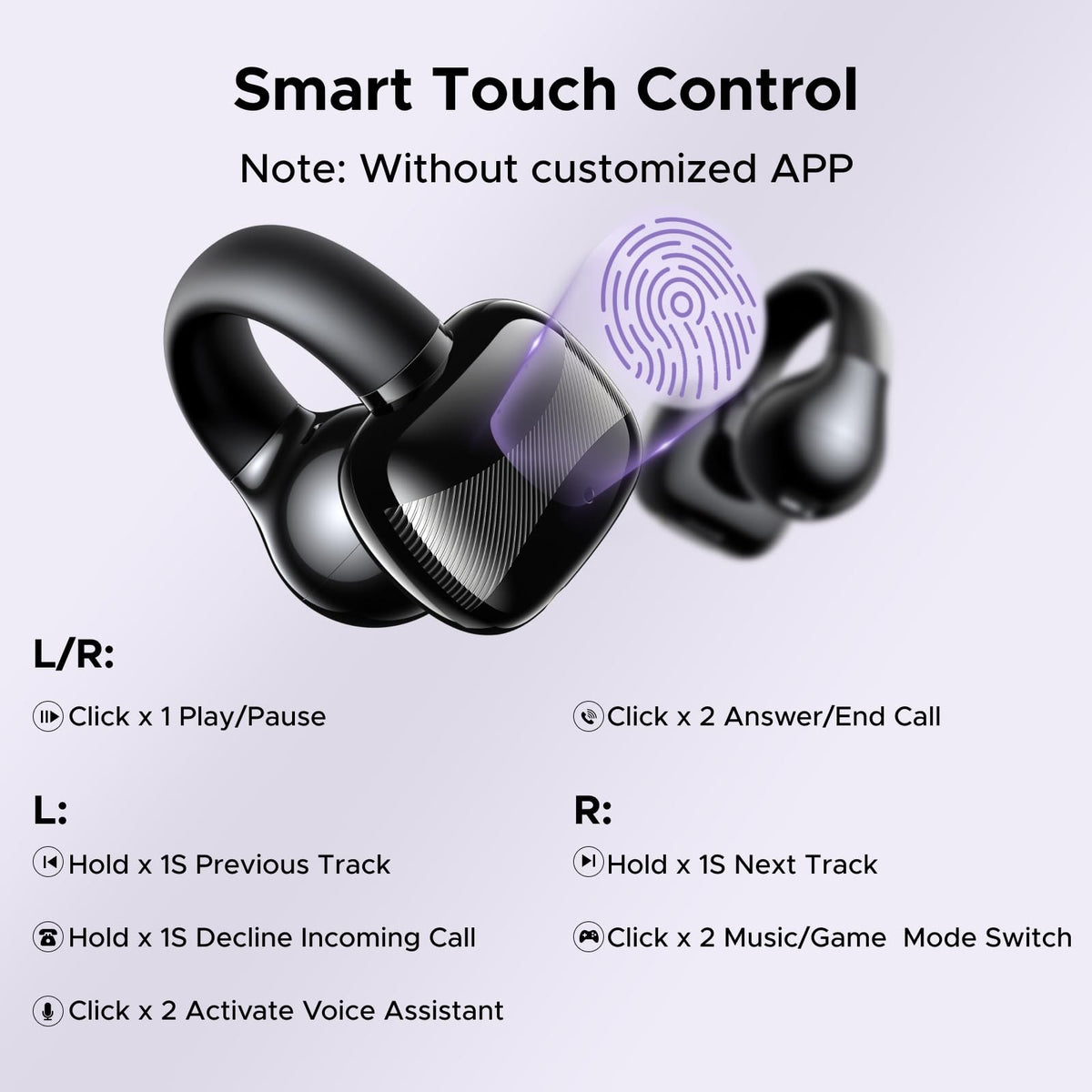 אוזניות UGREEN HiTune S3 Open Wearable TWS Earbuds – תמונה 7