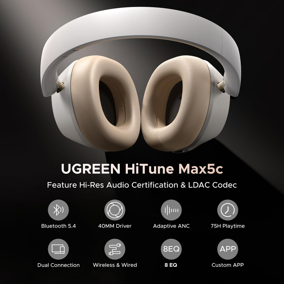 אוזניות UGREEN HiTune max 5C ANC – תמונה 4
