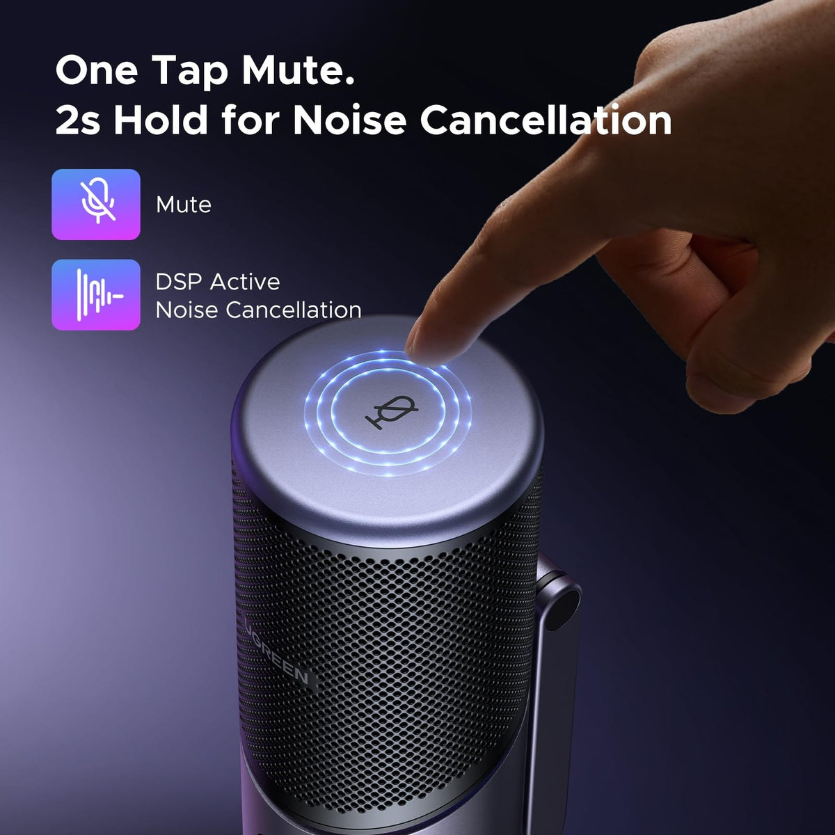 מיקרופון UGREEN Desktop USB Microphone – תמונה 5