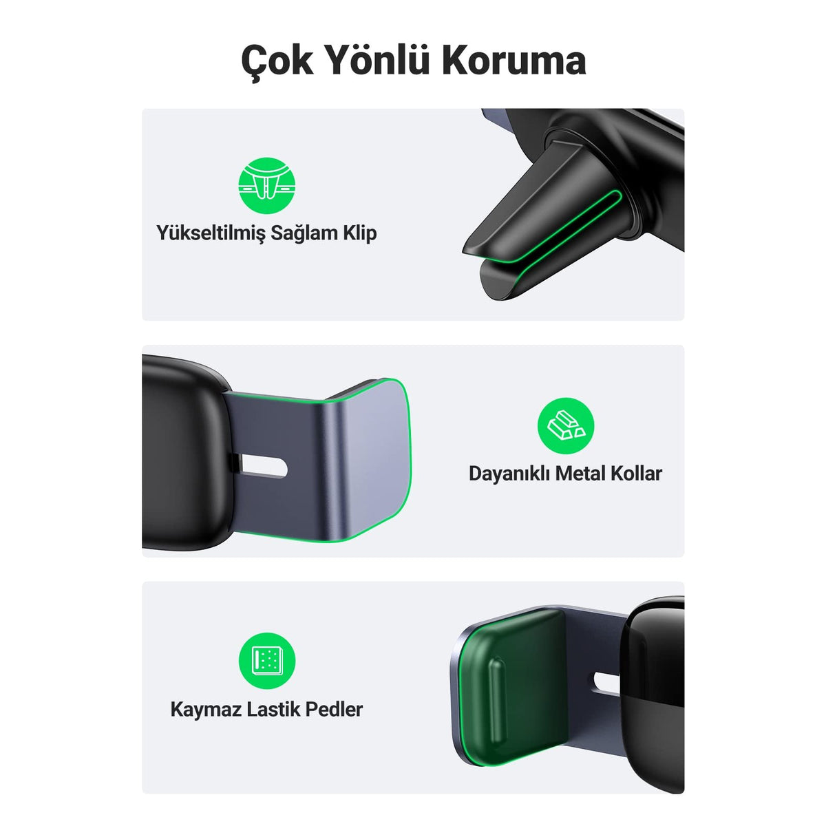 מעמד לטלפון UGREEN Air Vent Phone Holder – תמונה 3