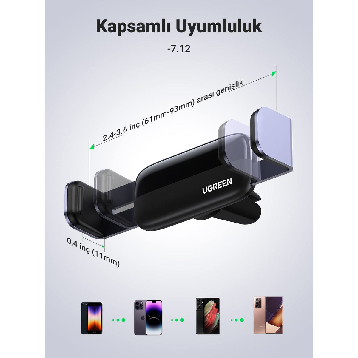 מעמד לטלפון UGREEN Air Vent Phone Holder – תמונה 5