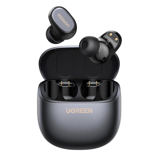אוזניות אלחוטיות UGREEN HiTune A3 TWS בלוטות’ 6.0 וצליל Hi-Fi – שחור – תמונה 1