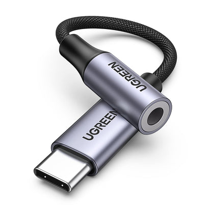 מתאם אוזניות UGREEN USB-C ל-3.5 מ״מ עם DAC – תמונה 1